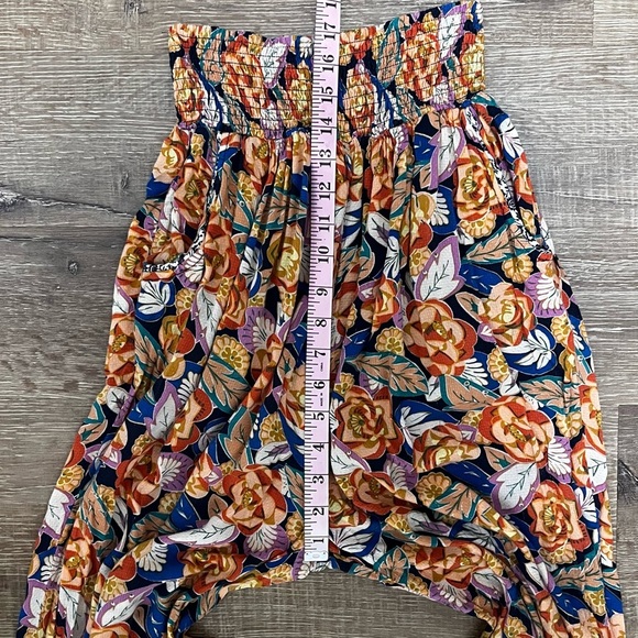 ANTHROPOLOGIE Shari Harem Floral Drop Waist Pants Size XS - Picture 10 of 13